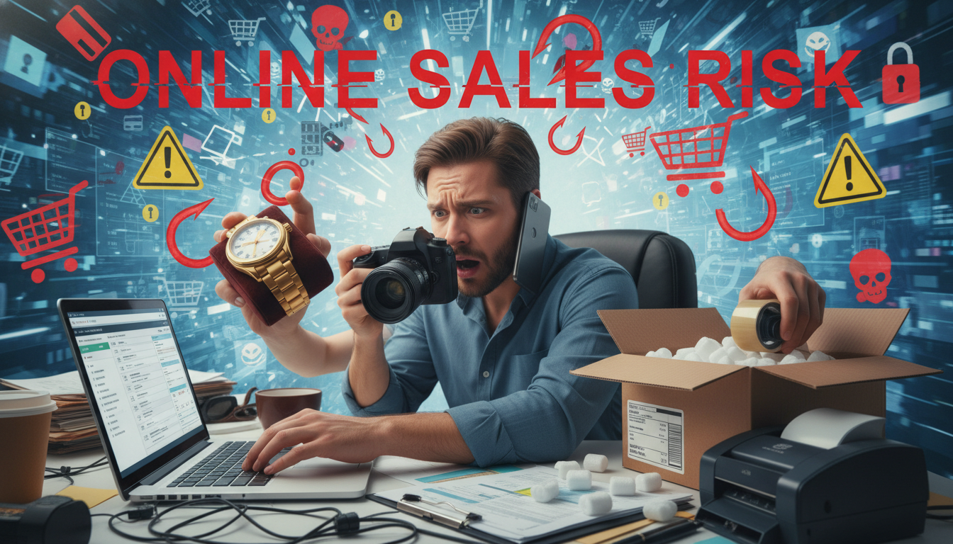 Selling a watch online involves many risks