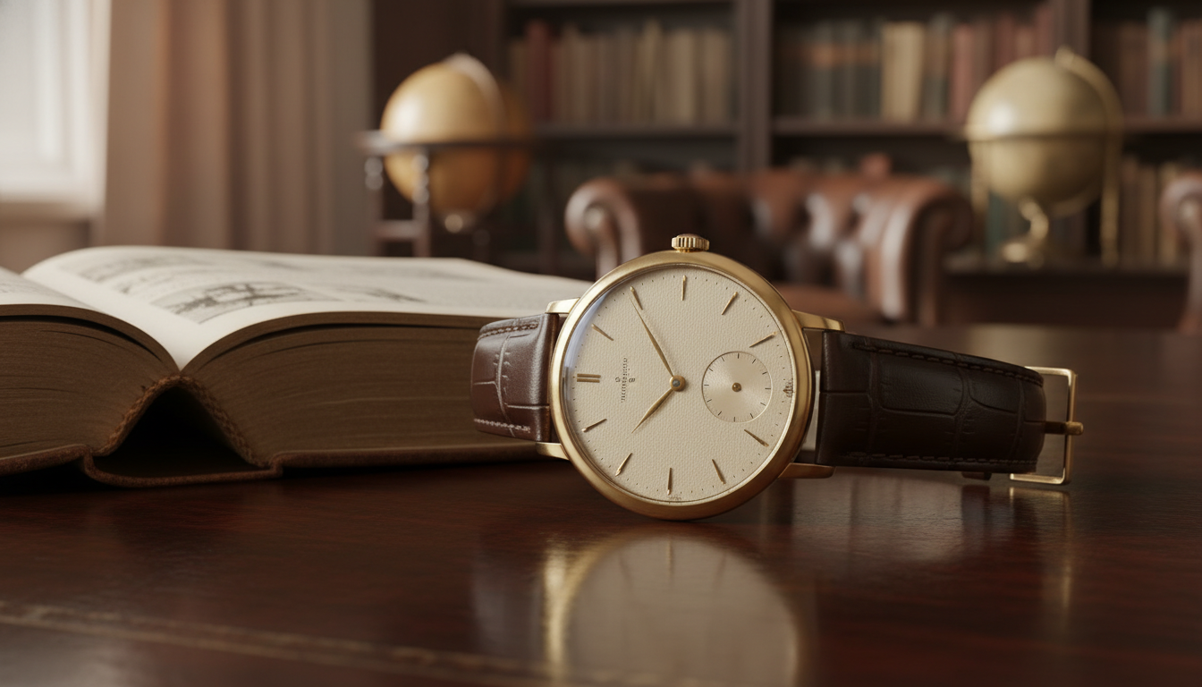 A classic luxury watch, representing timeless appeal and craftsmanship.