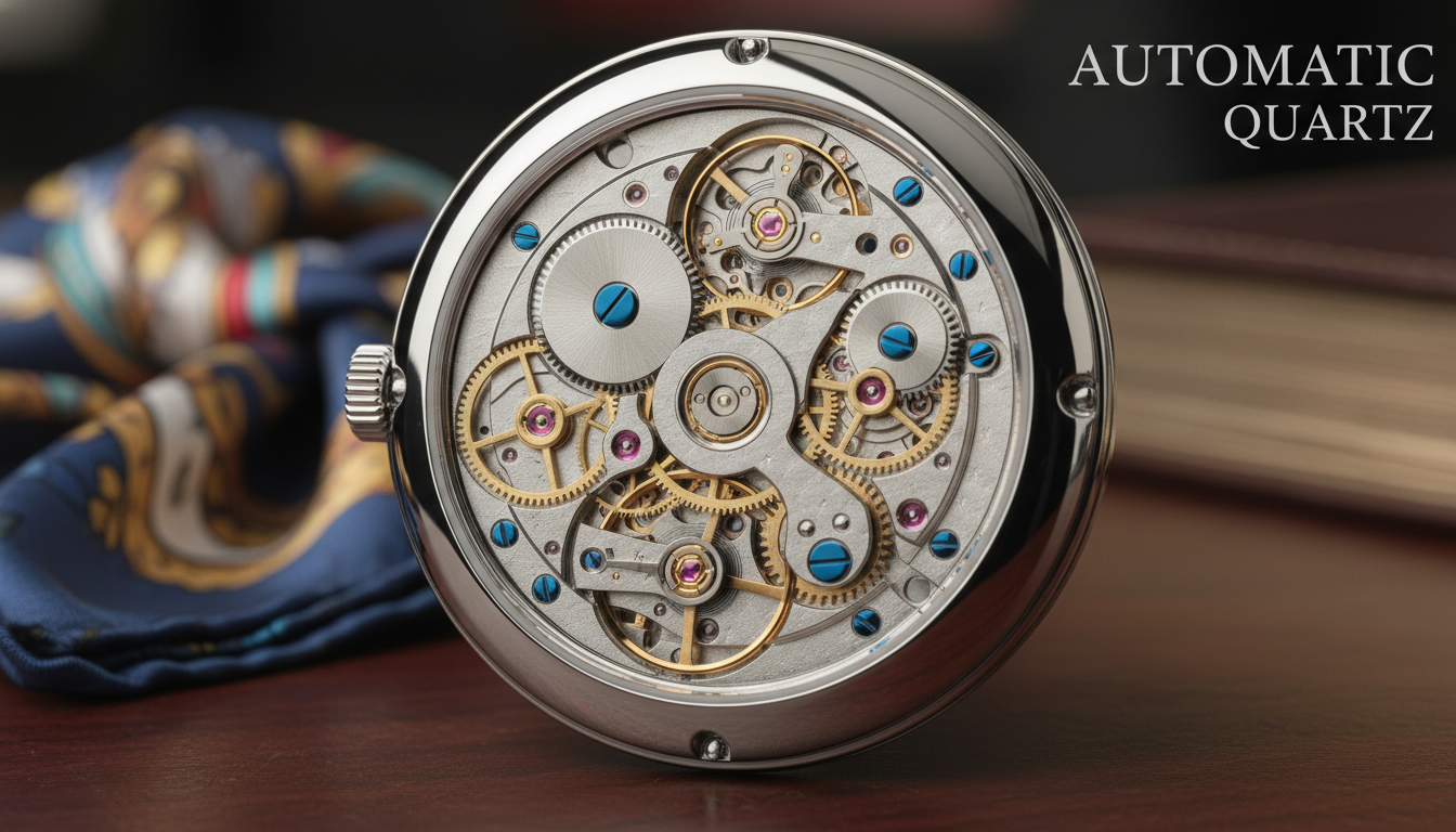A stunning, high-resolution close-up of the exposed intricate internal mechanisms of a luxury watch, showcasing the finely crafted gears, balance wheel, and jewels of a mechanical movement.